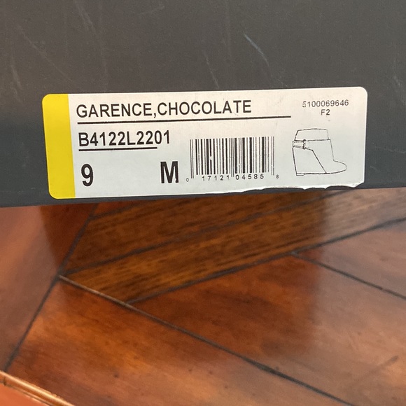 Vince chocolate brown suede & leather wedge bootie - Picture 5 of 8